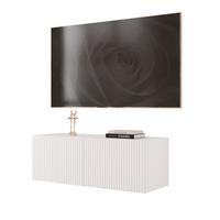 TV-LOWBOARD ANGEL Weiß hängend mit LED-Beleuchtung 100 cm - Weiß, Holzwerkstoff (100/36/40cm) - Idohome