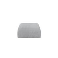 POUF MIRA-PUF 91x89x40 Grau cm Cord Modular Sitzhocker - Blaugrau/Schwarz, Holzwerkstoff/Kunststoff (91/40/89cm) - ALTDECOR