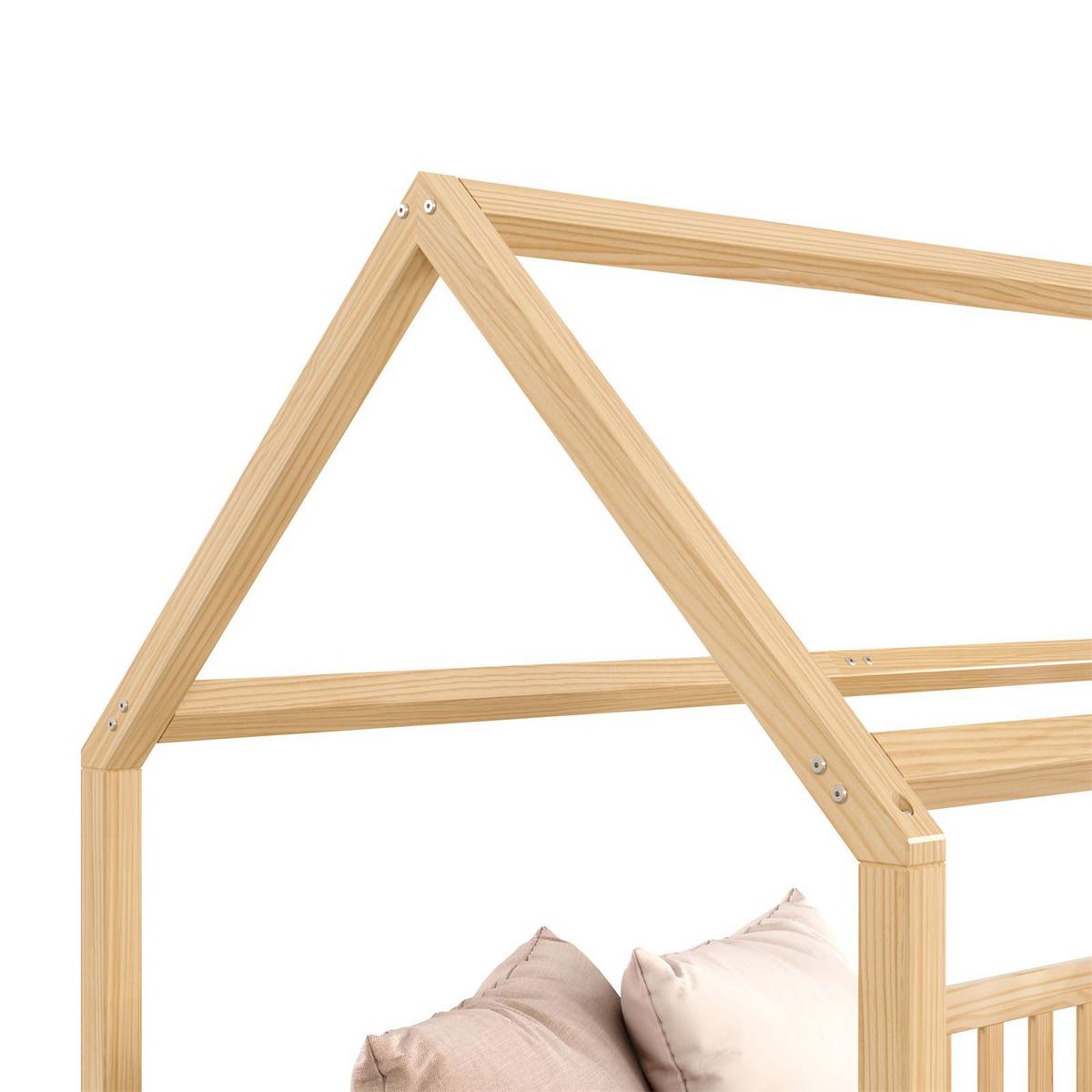 HAUSBETT NINA 90x200 cm natur - Naturfarben, Holz (96/135/206cm) - IDIMEX