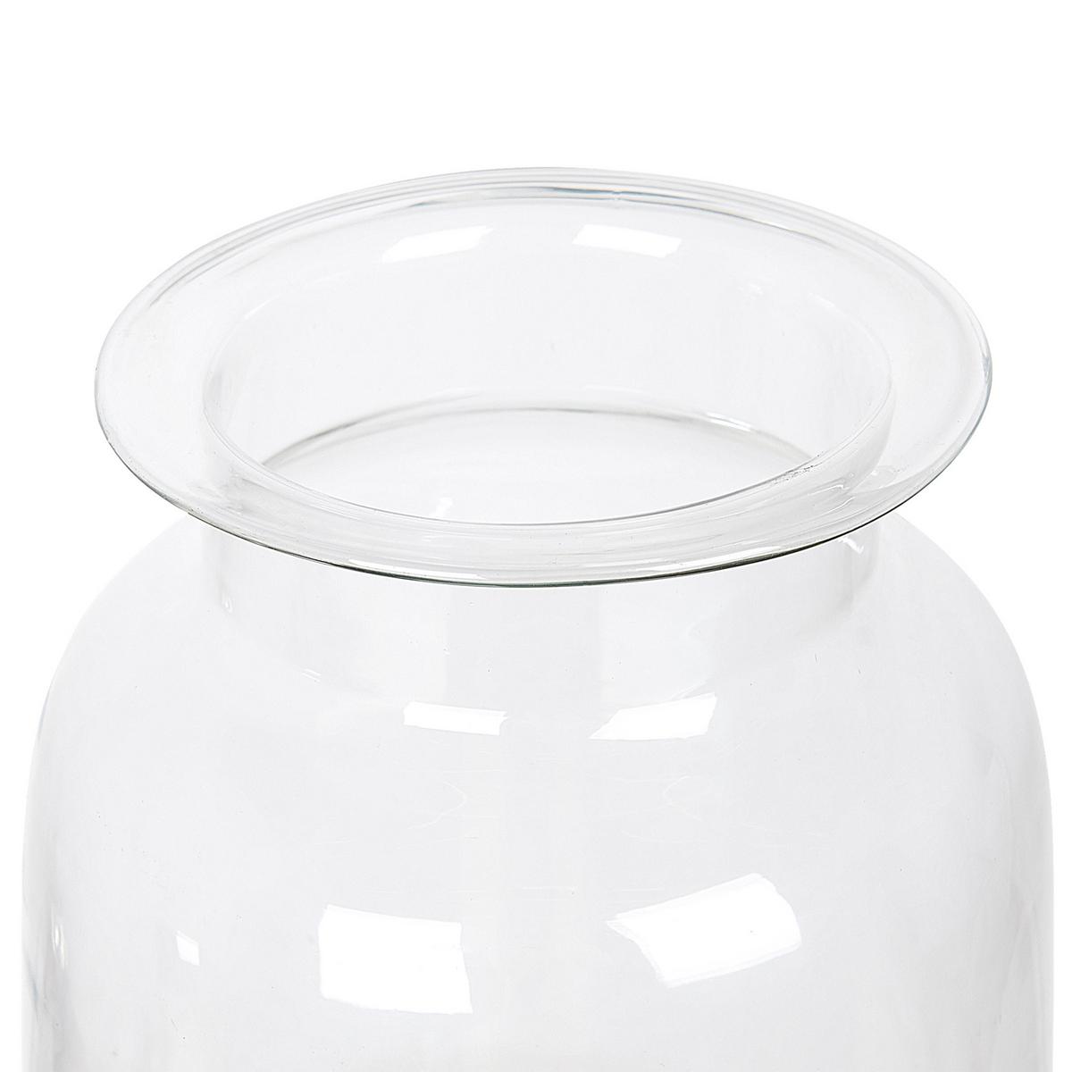 BLUMENVASE Glas bunt Bhature - Multicolor, Glas (27cm) - Beliani