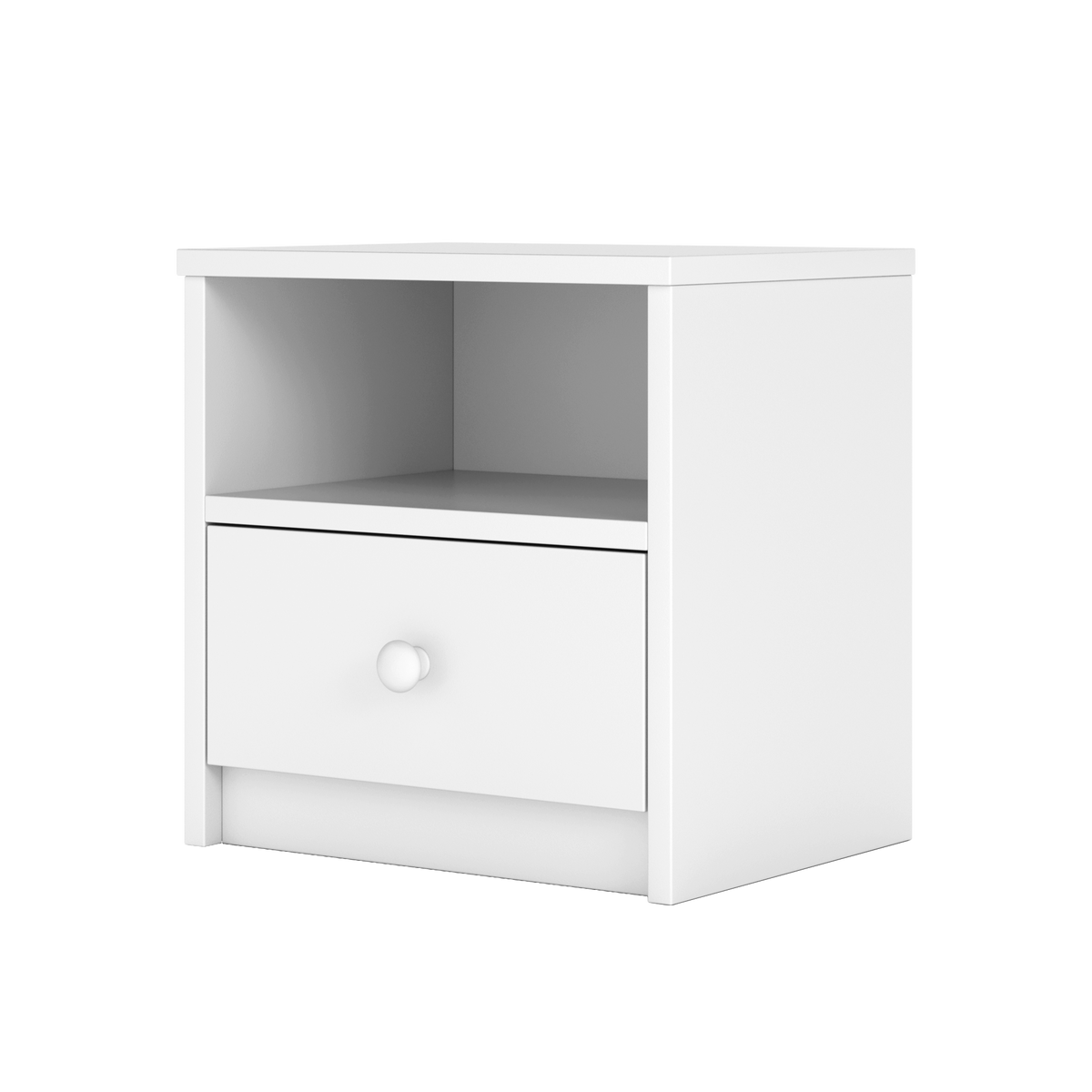 KINDER-NACHTTISCH Babydreams Weiß 39/40/30 - Weiß, Holzwerkstoff/Kunststoff (39/40/30cm) - RAUMHIRSCH FURNITURE
