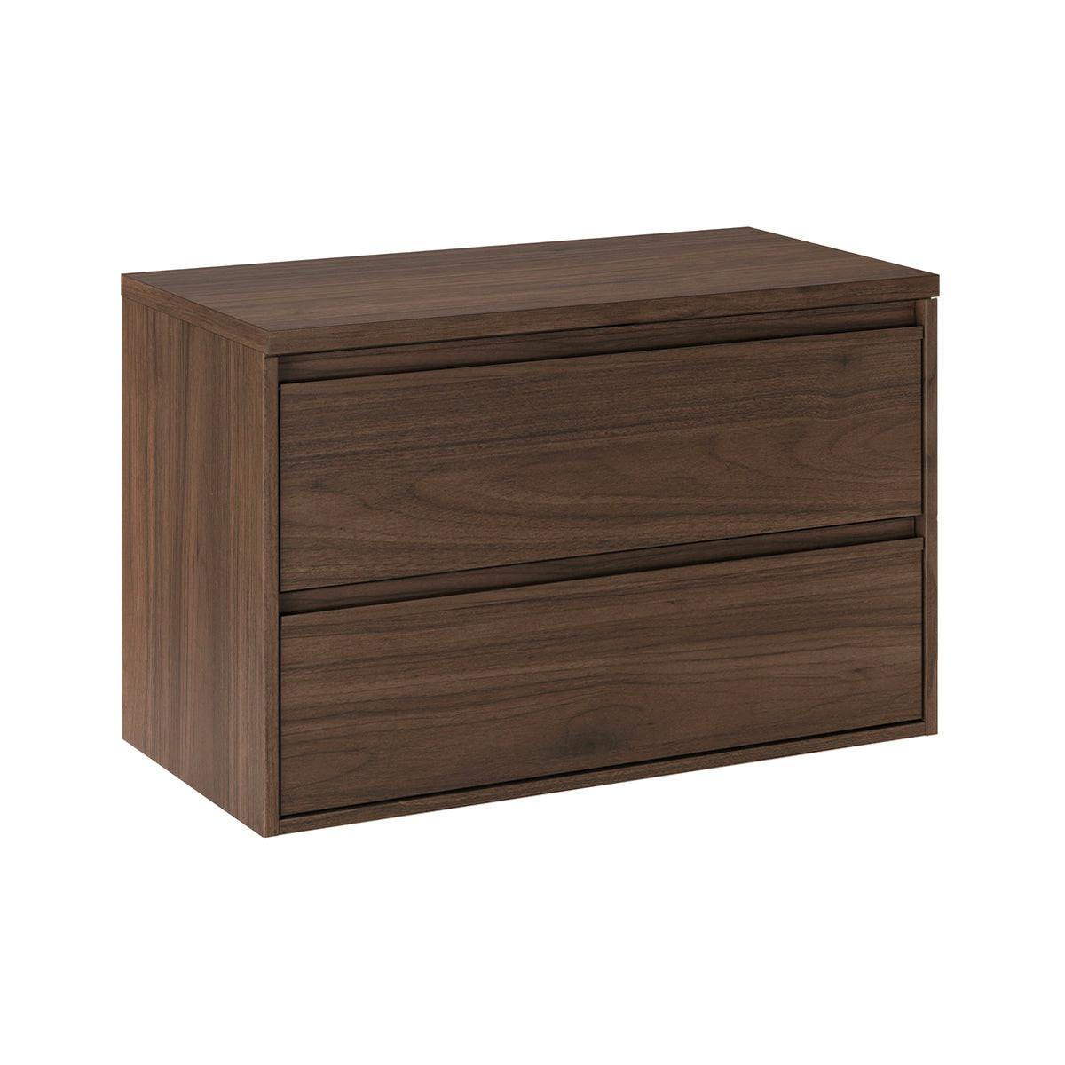 WASCHTISCHUNTERSCHRANK 80cm Edmé Holz - Dunkelbraun, Holzwerkstoff (80/52.2/46cm) - Petits-meubles