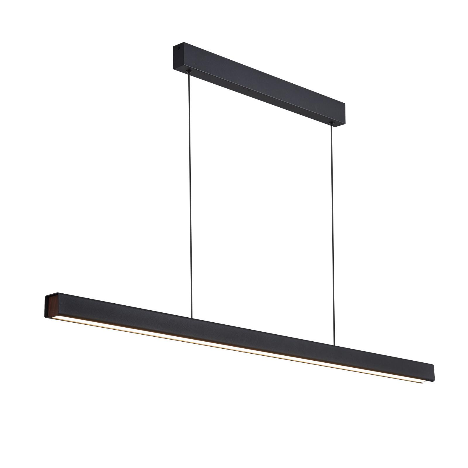 LED-PENDELLEUCHTE Reutlinger 108.5/4.6/4.6cm - Schwarz, Metall (108.5/4.6/4.6cm) - Nettlife