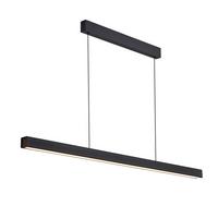 LED-PENDELLEUCHTE Reutlinger 108.5/4.6/4.6cm - Schwarz, Metall (108.5/4.6/4.6cm) - Nettlife