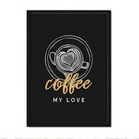 POSTER Kaffee A3 Rahmenlos - Klar, Papier (29.7/5/42cm) - Nacnic