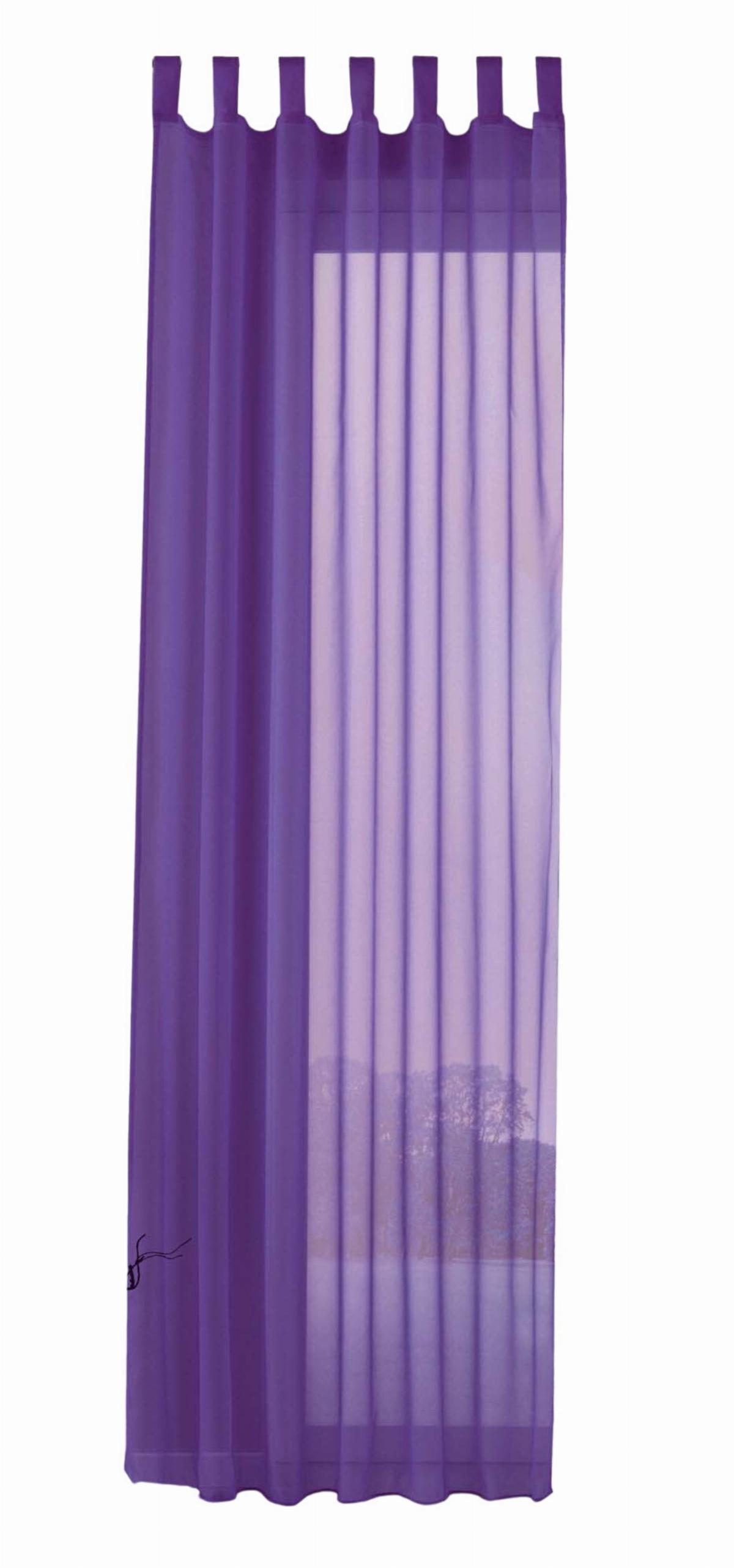 SCHLAUFENSCHAL PULA HxB 175x140 cm Lila - Lila, Textil (140/175cm) - Gardinenbox