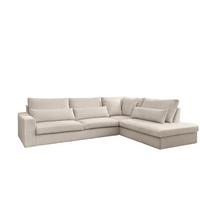 ECKSOFA Thora - Weiß, Holzwerkstoff/Textil (315/245cm) - Fun Möbel
