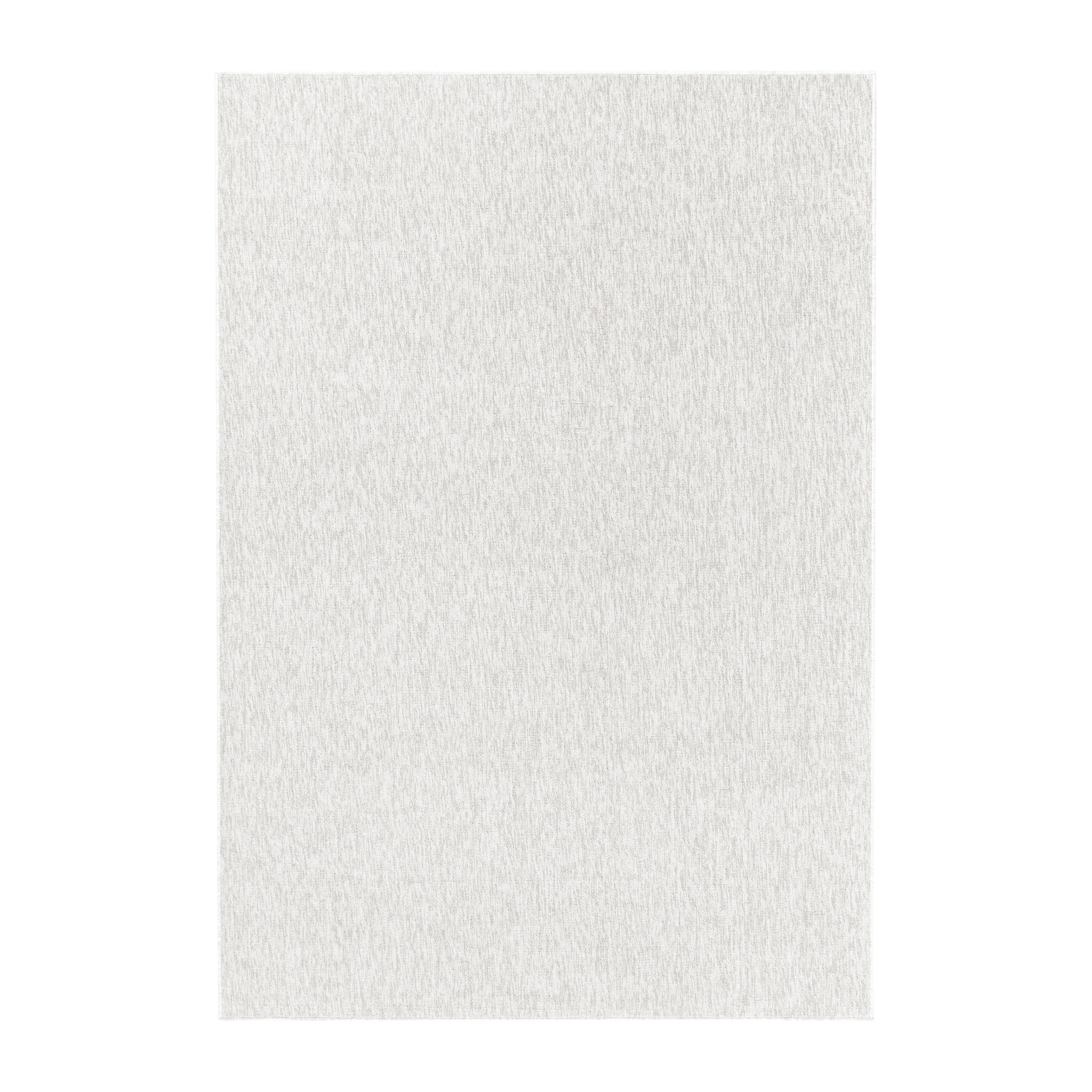 KURZFLORTEPPICH AMMER, einfarbig, Creme, 280 x 370 cm - Beige, Textil (370/280cm) - KADIMA DESIGN