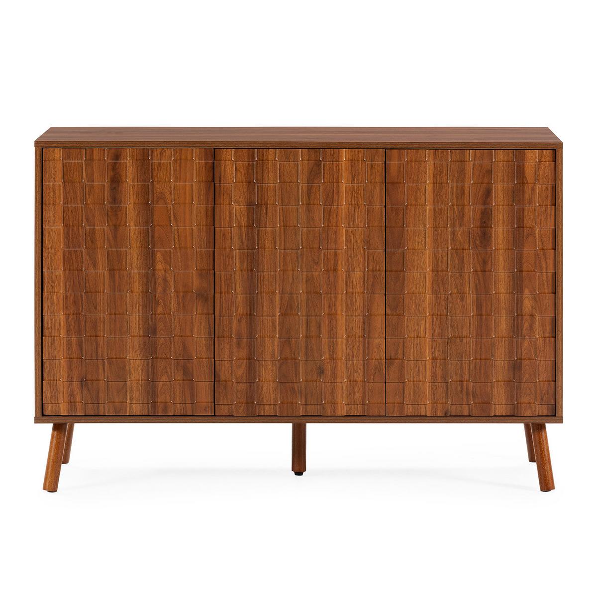 SIDEBOARD Canadá 3 türen Walnuss-Optik - Walnussfarben, Holzwerkstoff (120/80/40cm) - VS Venta-stock