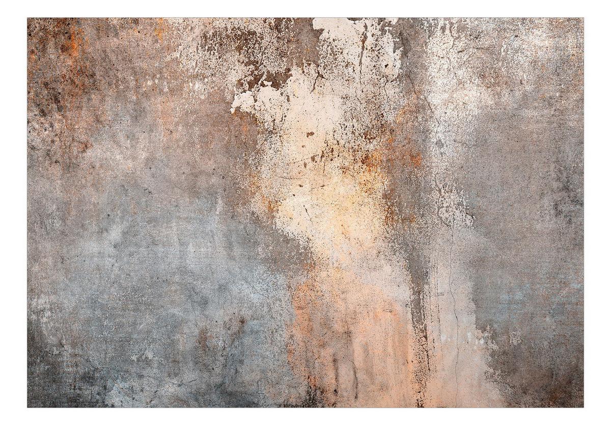 SELBSTKLEBENDE FOTOTAPETE 441/315 cm - Grau/Kupferfarben, Kunststoff/Textil (441/1cm) - KUNSTLOFT