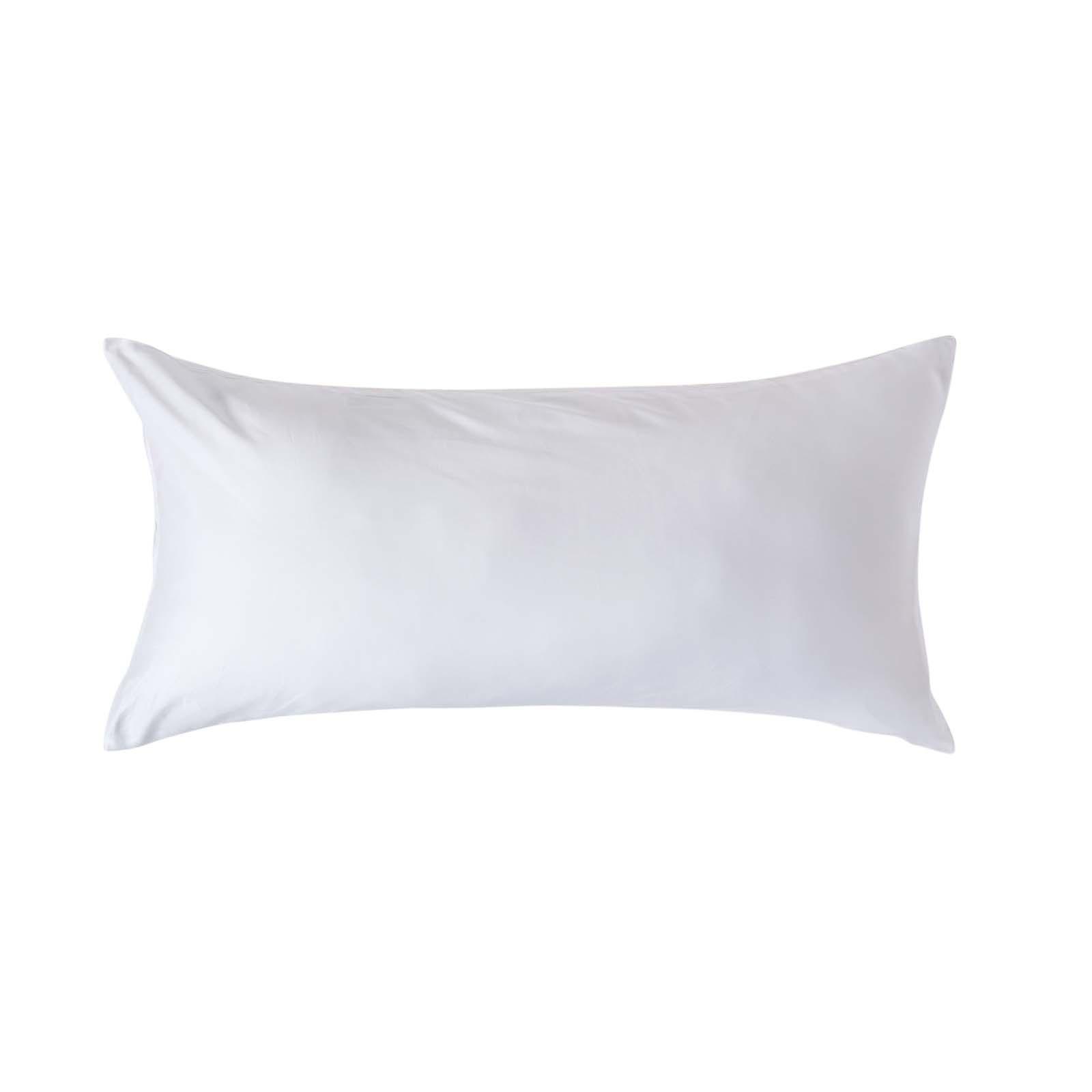 BIO-KISSENBEZUG Satin, Fadendichte 400 - Weiß, Textil (40/80cm) - Homescapes