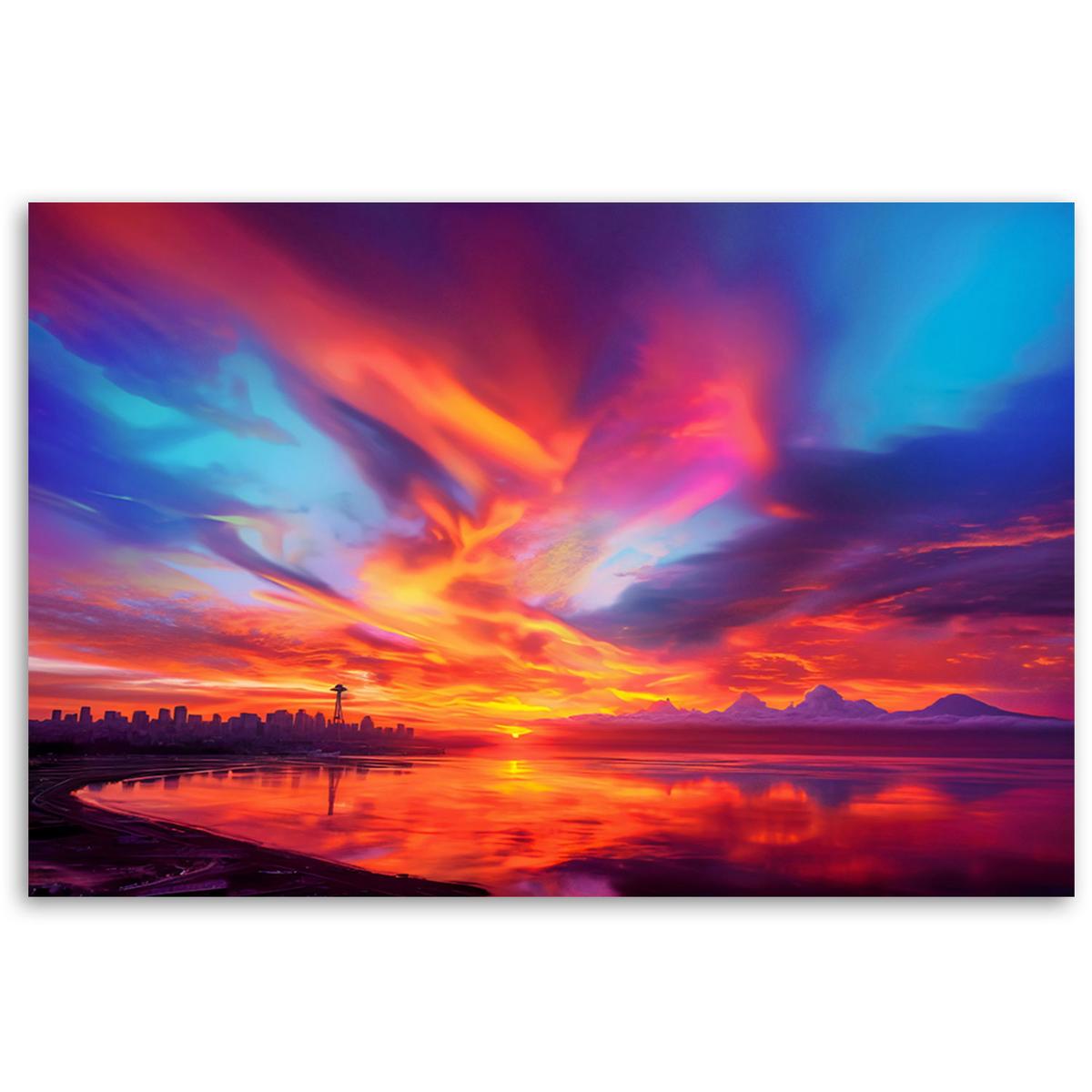 KUNSTDRUCK Lila 120/80 cm - Lila, Textil (120/80cm) - KUNSTLOFT