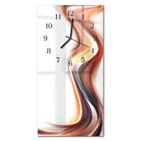WANDUHR aus Glas 30x60 cm - Abstraktion - Multicolor, Glas (30/60/0.4cm) - TULUP