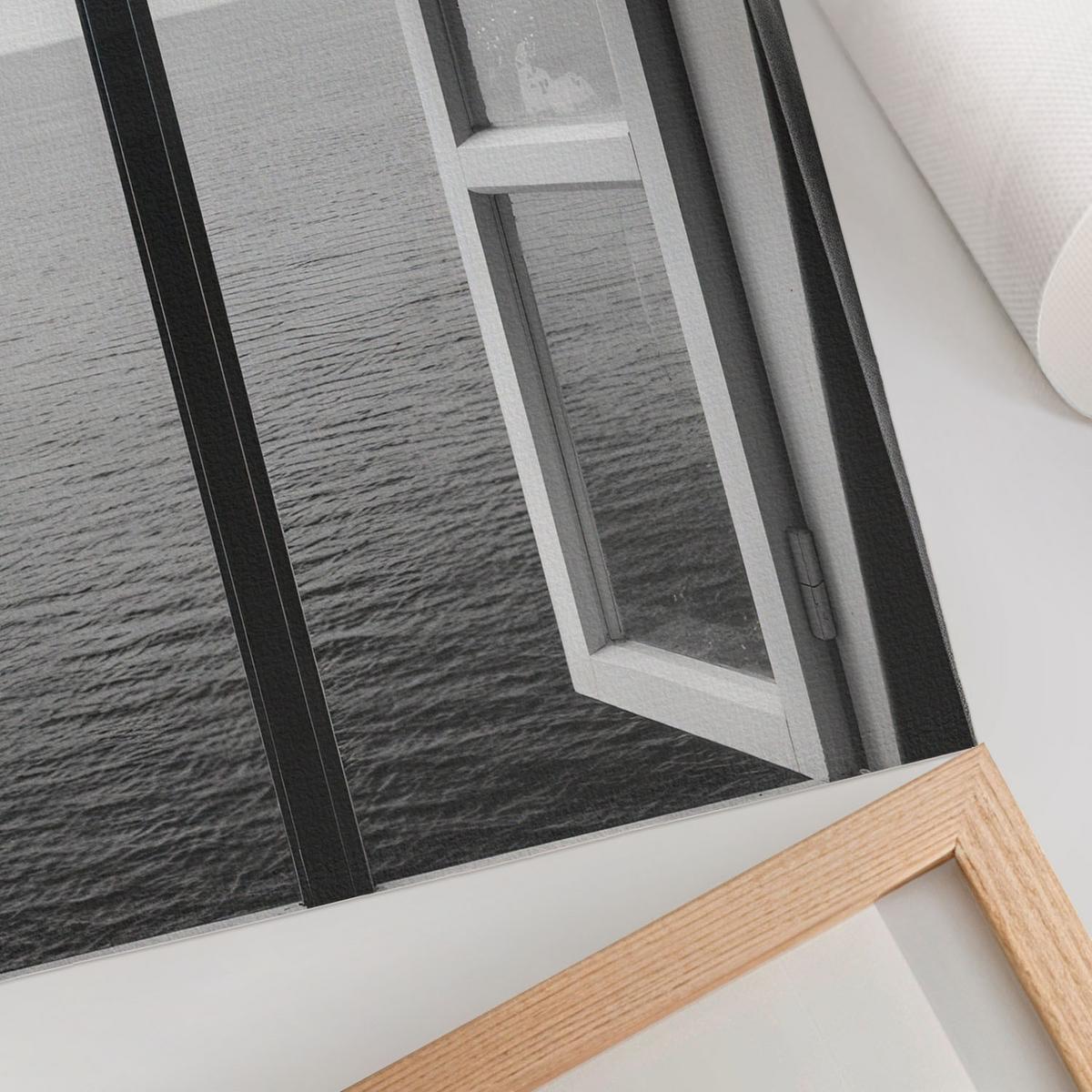 POSTER - 29x42 cm - Mana - Fenster öffnen - Schwarz, Textil (29/42/0.1cm) - TULUP