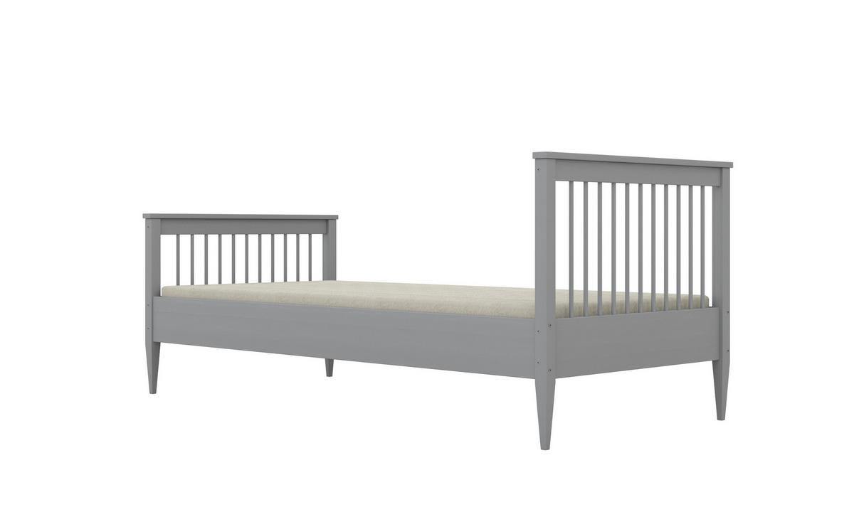 KINDERBETT Emili 80/90 -160/180/200 cm Grau 80/200 - Sonoma Eiche, Holz (90/200cm) - RAUMHIRSCH FURNITURE
