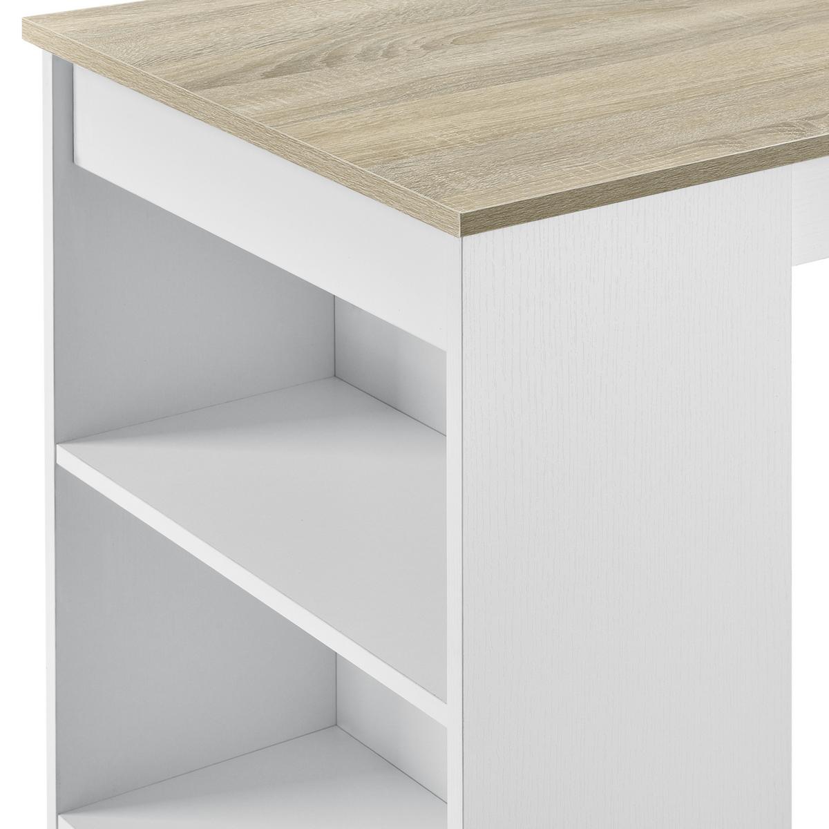 BARTISCH Kouvala - Beige, Holzwerkstoff (50/110/103cm) - [en.casa]