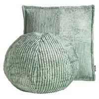 DEKOKISSEN 2er-Set Grün 45/45 cm Maranta - Grün, Textil (45/10cm) - Beliani