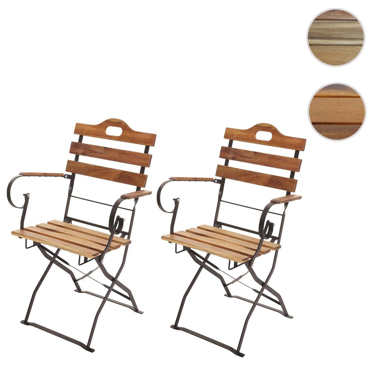 BIERGARTENSTUHL Braun - Braun, Holz (55/88/49cm) - MCW