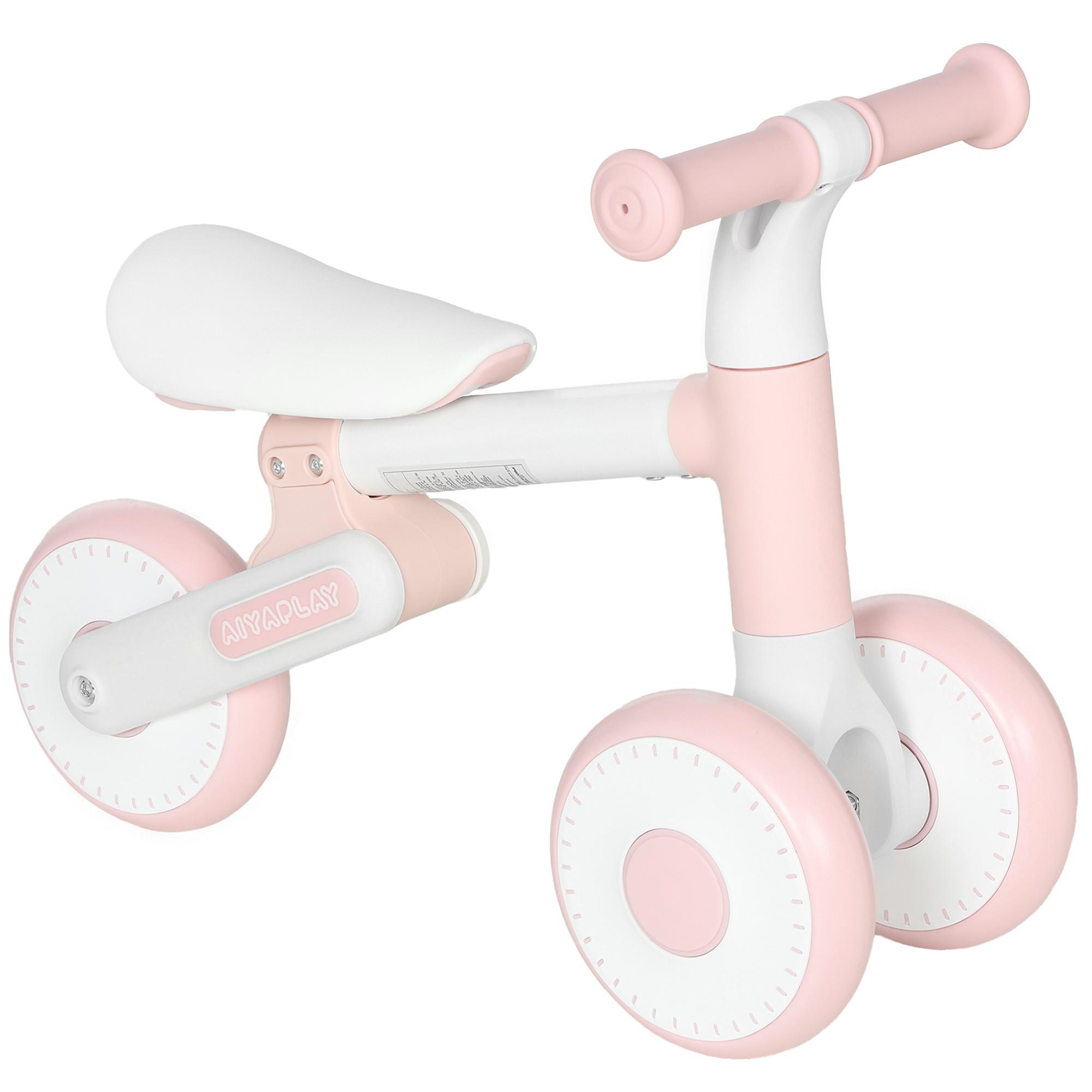 KINDER-LAUFRAD Stahl EVA Rosa - Rosa, Metall (52/23/36.5cm) - AIYAPLAY