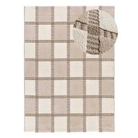 KURZFLORTEPPICH Beige / Weiß Candela 80/150 cm - Beige/Weiß, Textil (80/150cm) - Atticgo