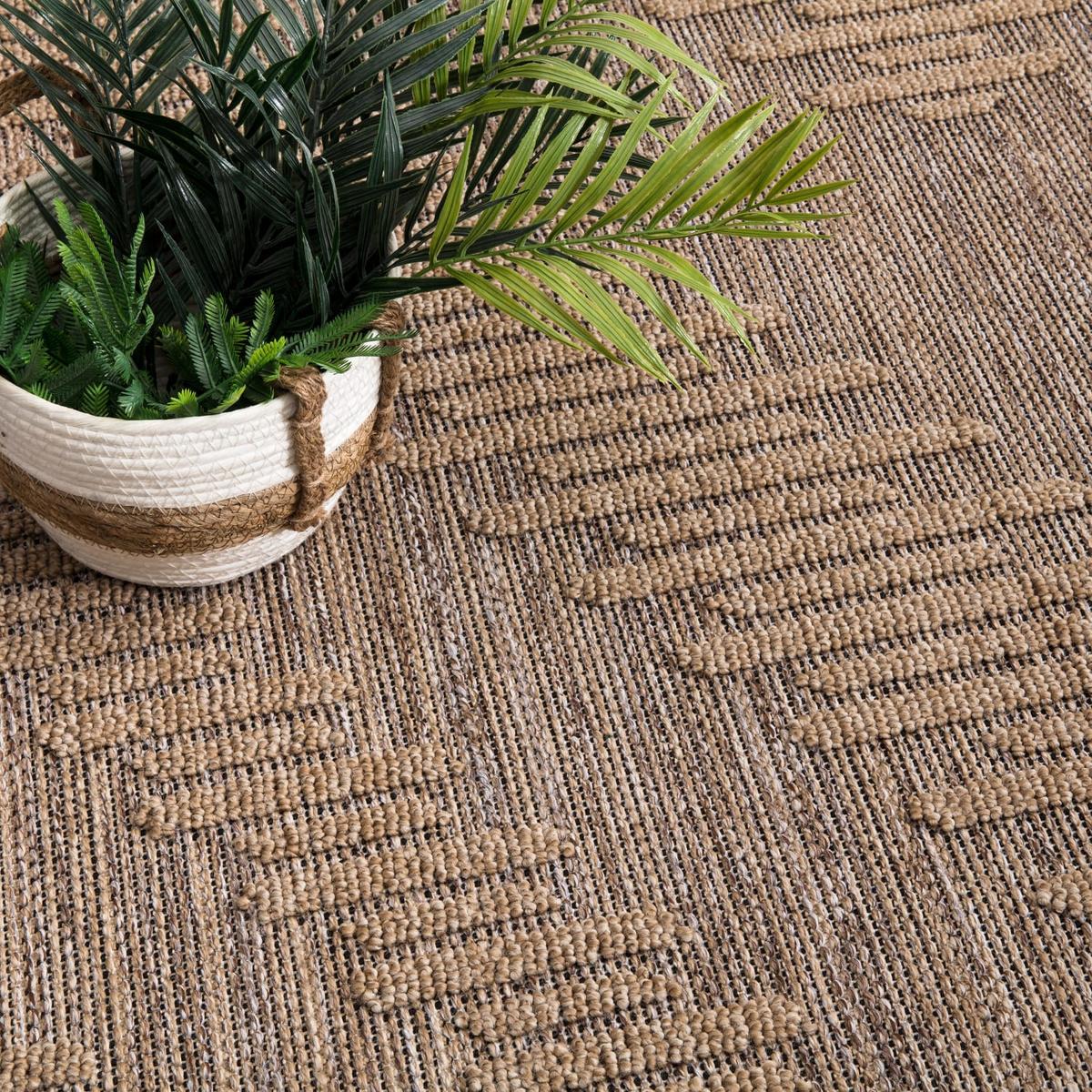 OUTDOORTEPPICH, in Naturoptik, Florhöhe 7 mm, Beige, 120 x 160 cm - Beige, Textil (160/120cm) - KADIMA DESIGN