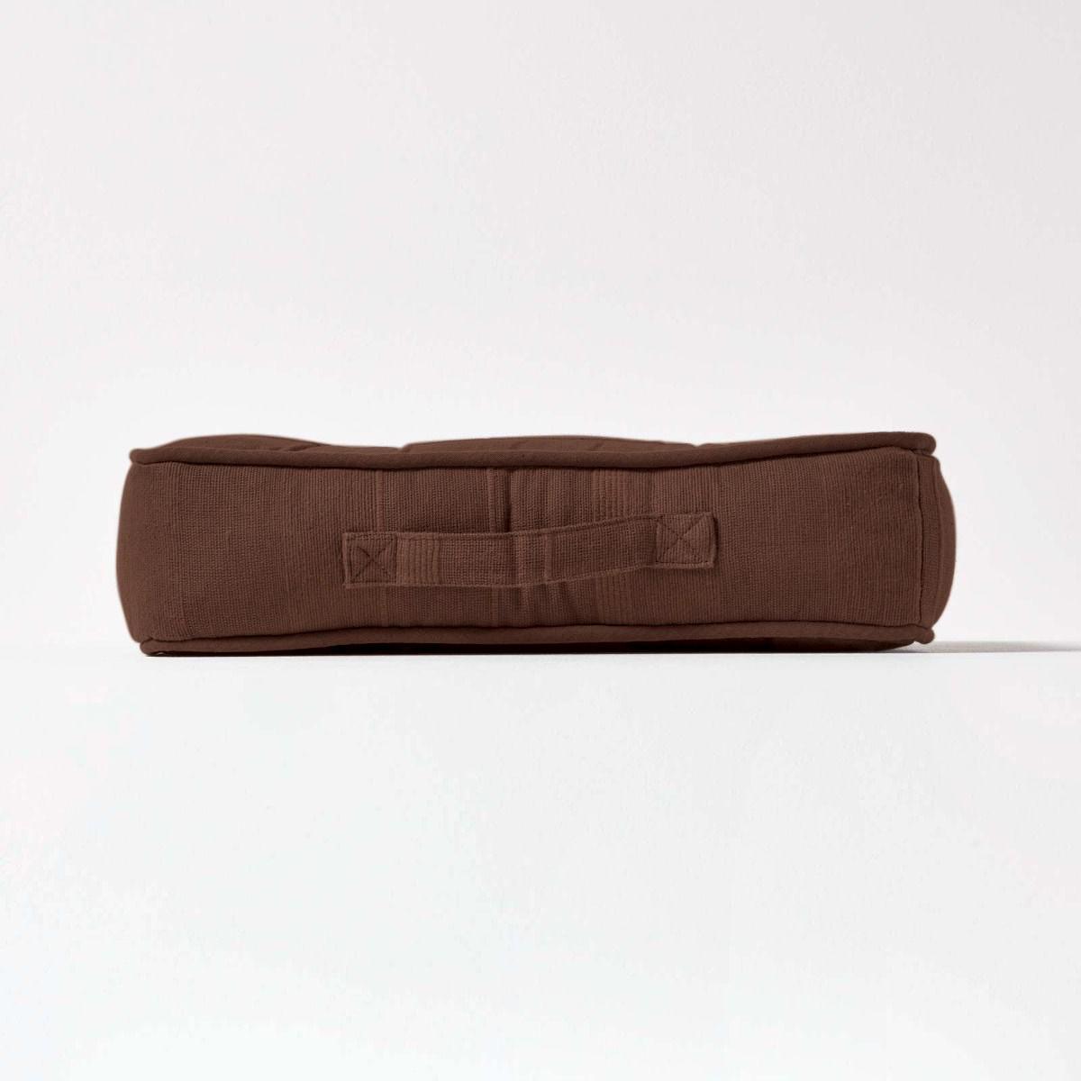 SITZKISSEN Rajput braun 40/40/8 cm - Braun, Textil (40/40/8cm) - Homescapes