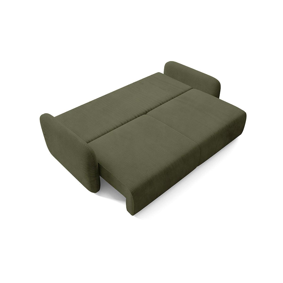 SOFA Dora 3 Sitzplätze Grün - Grün, Holz (233/92/110cm) - Petits-meubles