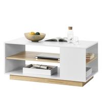 COUCHTISCH Trelleborg 100/60/46 - Eichefarben, Holzwerkstoff (60/100/46cm) - [en.casa]