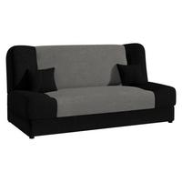 SCHLAFSOFA Jonas Style - Anthrazit, Holz/Textil (195/86/87cm)