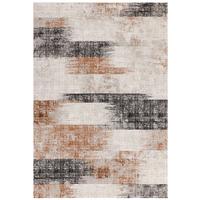 TEPPICH TIBER-Orte, geometrisch-abstrakt, Terrakotta, 200 x 290 cm - Orange, Textil (290/200cm) - KADIMA DESIGN