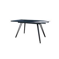 ESSTISCH Life Holzkohle Optik - Schwarz, Holzwerkstoff (90/200/75cm) - Vladon
