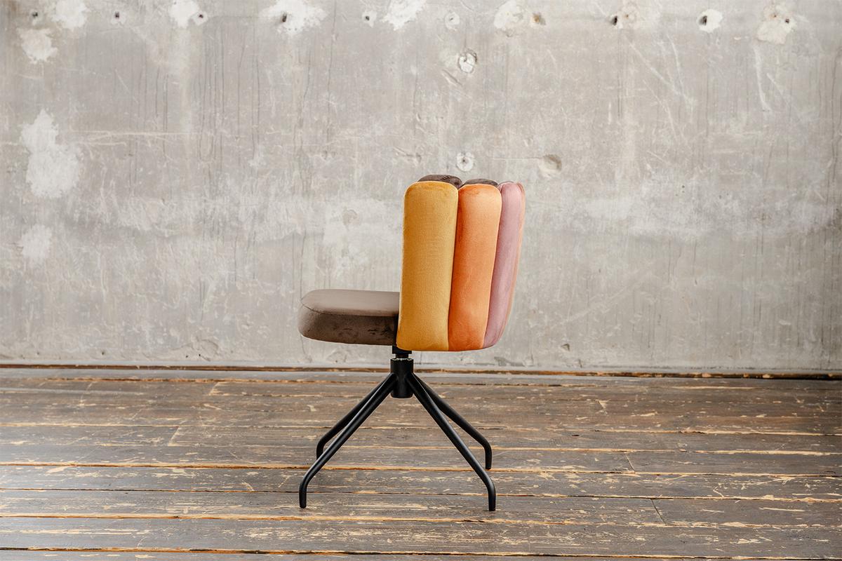 ESSZIMMERSTUHL JADA Braun Velvet Drehbar (360°) (1er-Set) - Braun, Kunststoff/Textil (58/79/55cm) - KAWOLA