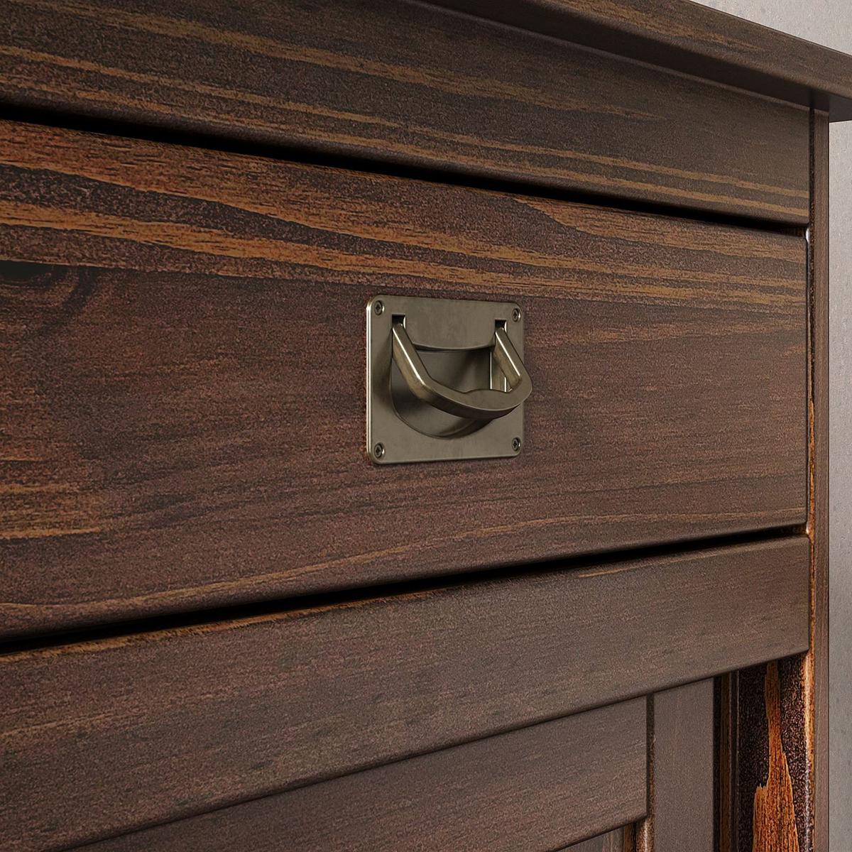 KOMMODE SAVONA nussbaum - Nussbaumfarben, Holz (110/84/46cm) - IDIMEX