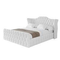 POLSTERBETT mit Bettkasten, Fußteil und Lattenrost, Boxbett mit Matratze H3/H4 - MODY-Z 120x200 Weiß - Weiß, Holzwerkstoff/Textil (120/200cm) - ALTDECOR