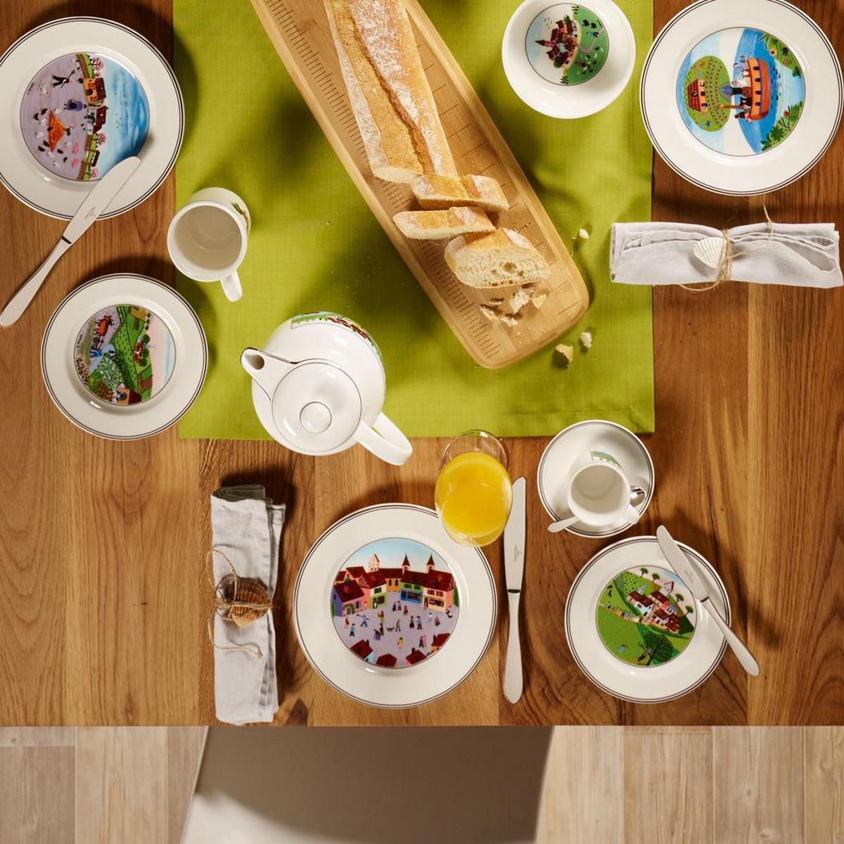 BROTTELLER HEIRAT Design Naif bunt ø 17 cm - Multicolor, Keramik (17cm) - Villeroy & Boch
