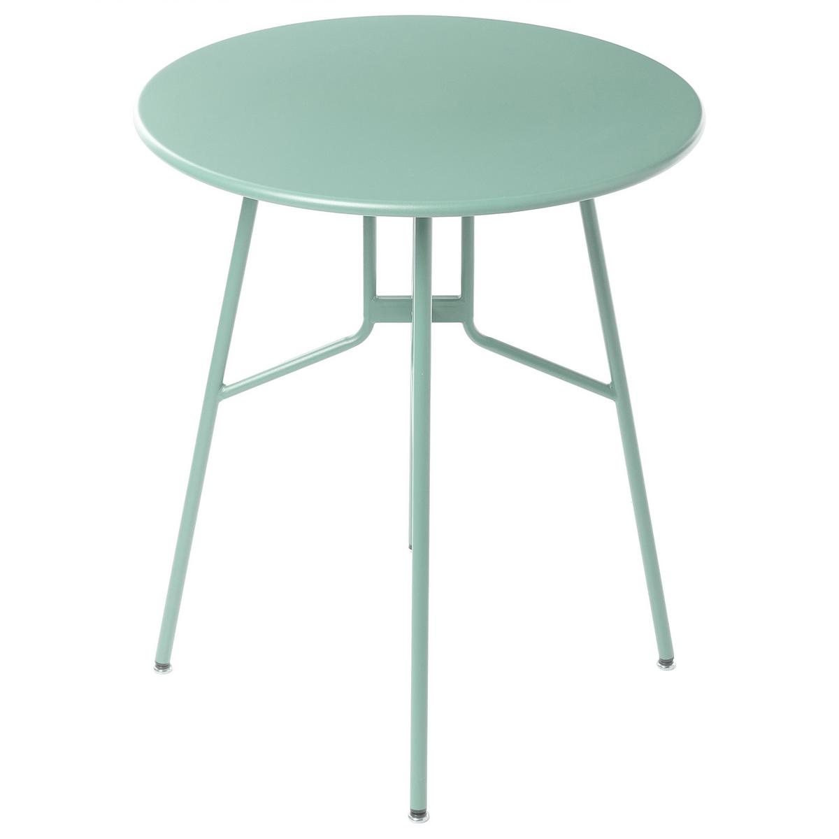 BISTROTISCH 64/64 cm Metall Hellgrün Taltal - Hellgrün, Metall (64/64/76cm) - Beliani