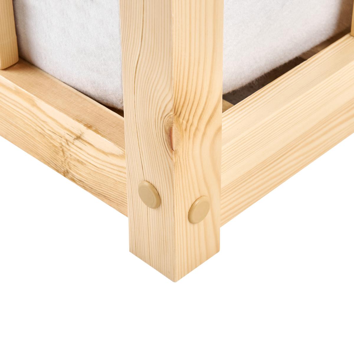 KINDERBETT 200x90 cm Heller Holzfarbton Meymac - Hellbraun, Holz (200/90cm) - Beliani