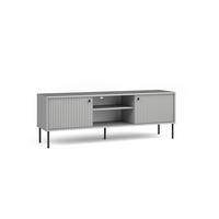 LOWBOARD NIMB 156,2/54,8/40,5 cm, Grau - Grau, Holzwerkstoff (156.2/54.8/40.5cm) - MASSENO