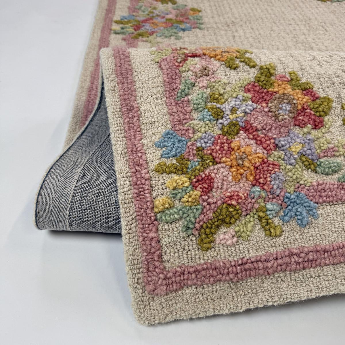 WOLLTEPPICH DAISY, floral, Bunt, 160 x 230 cm - Multicolor, Textil (160/230cm) - KADIMA DESIGN