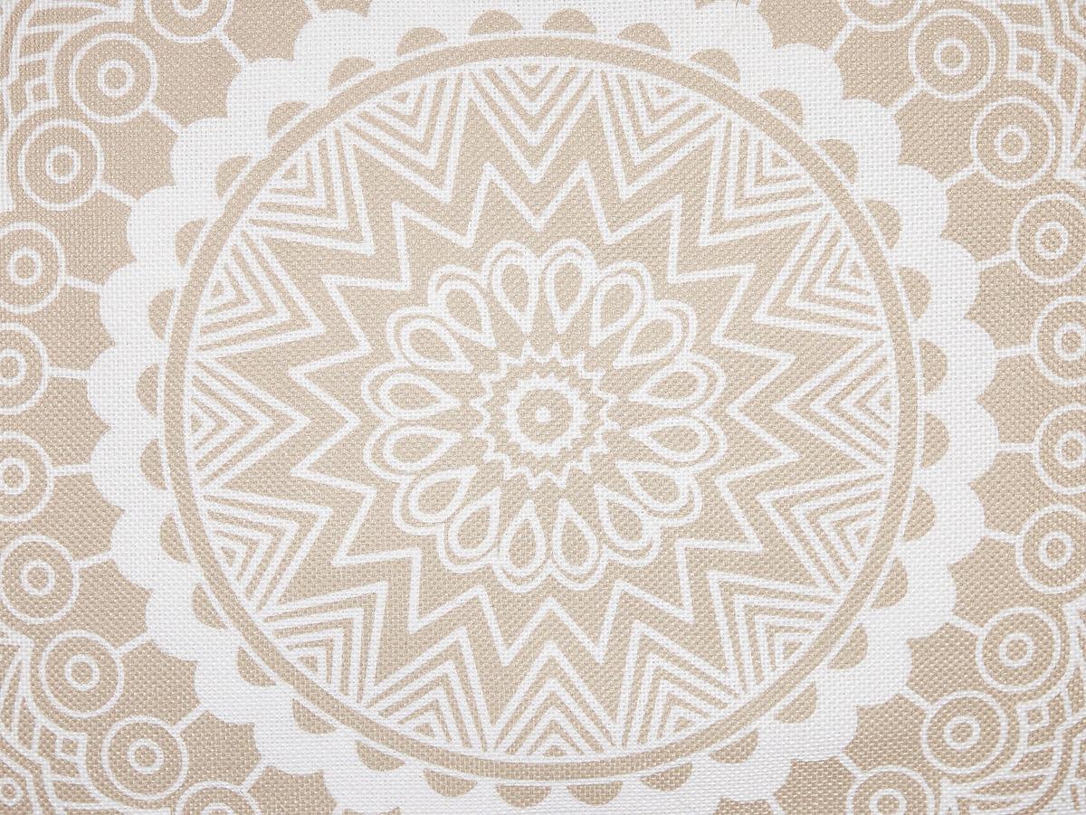 DEKOKISSEN 2er-Set Beige 45/7 cm Agrimony - Beige, Textil (45/7cm) - Beliani