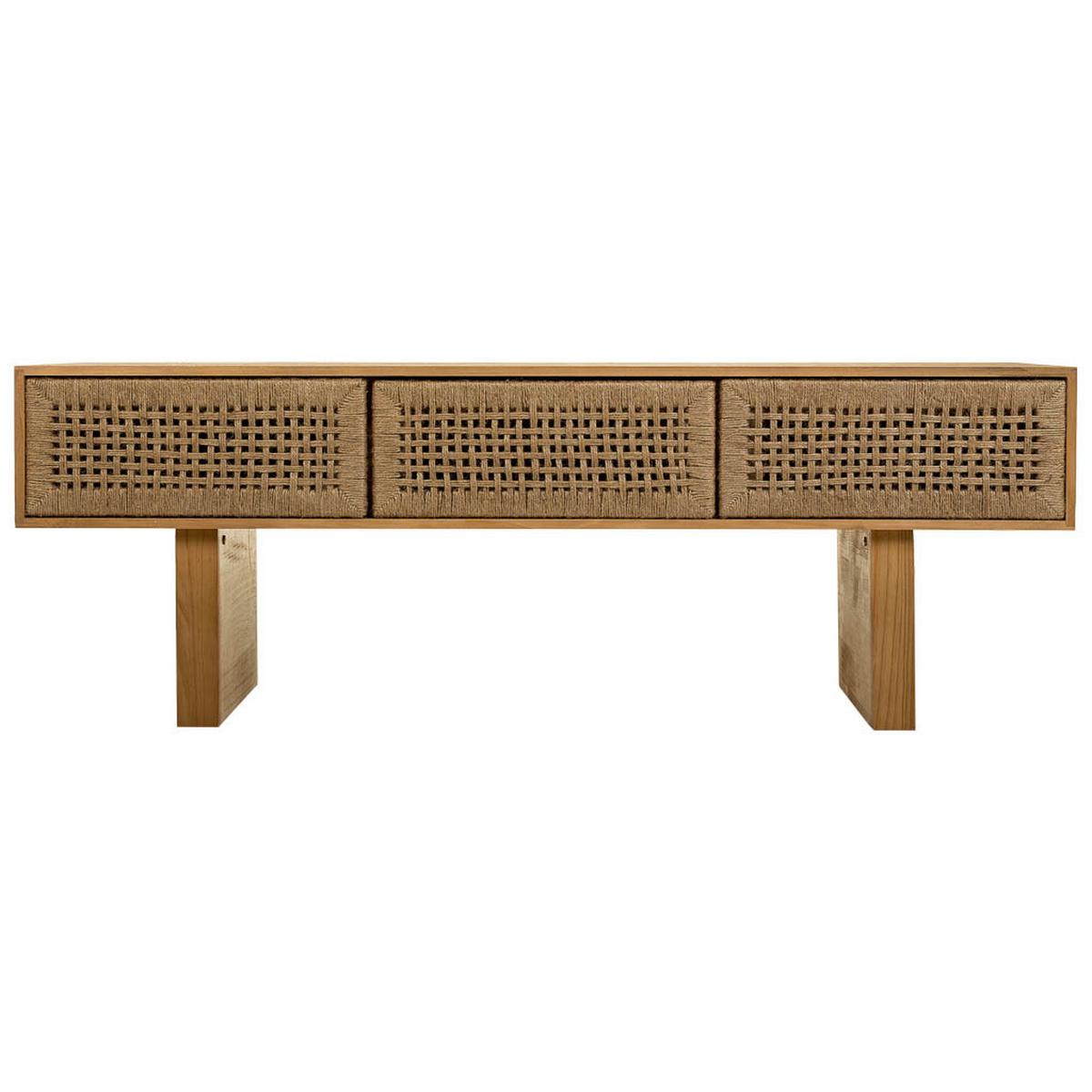TV-LOWBOARD aus Holz, braun, 130x36x45cm - Braun, Holz (130/45/36cm) - Wanderlust