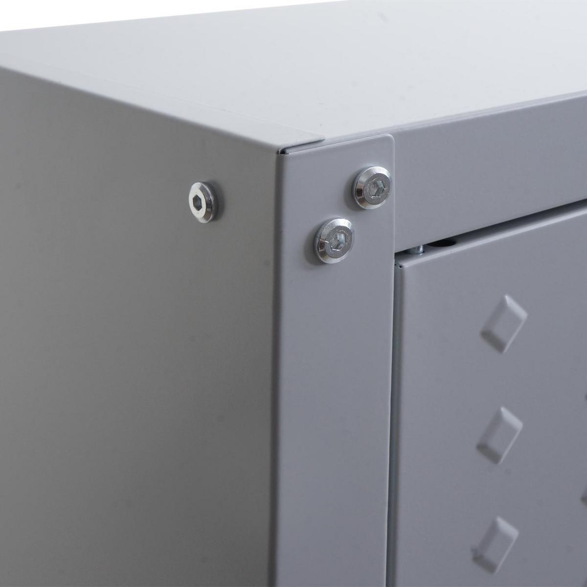 HÄNGESCHRANK Hellgrau - Hellgrau, Metall (77/77/31cm) - MCW