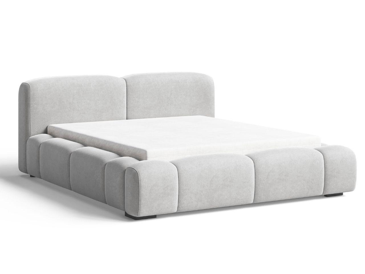 POLSTERBETT Aubi 140x200 Grau - Grau, Textil (140/200cm) - Graingold