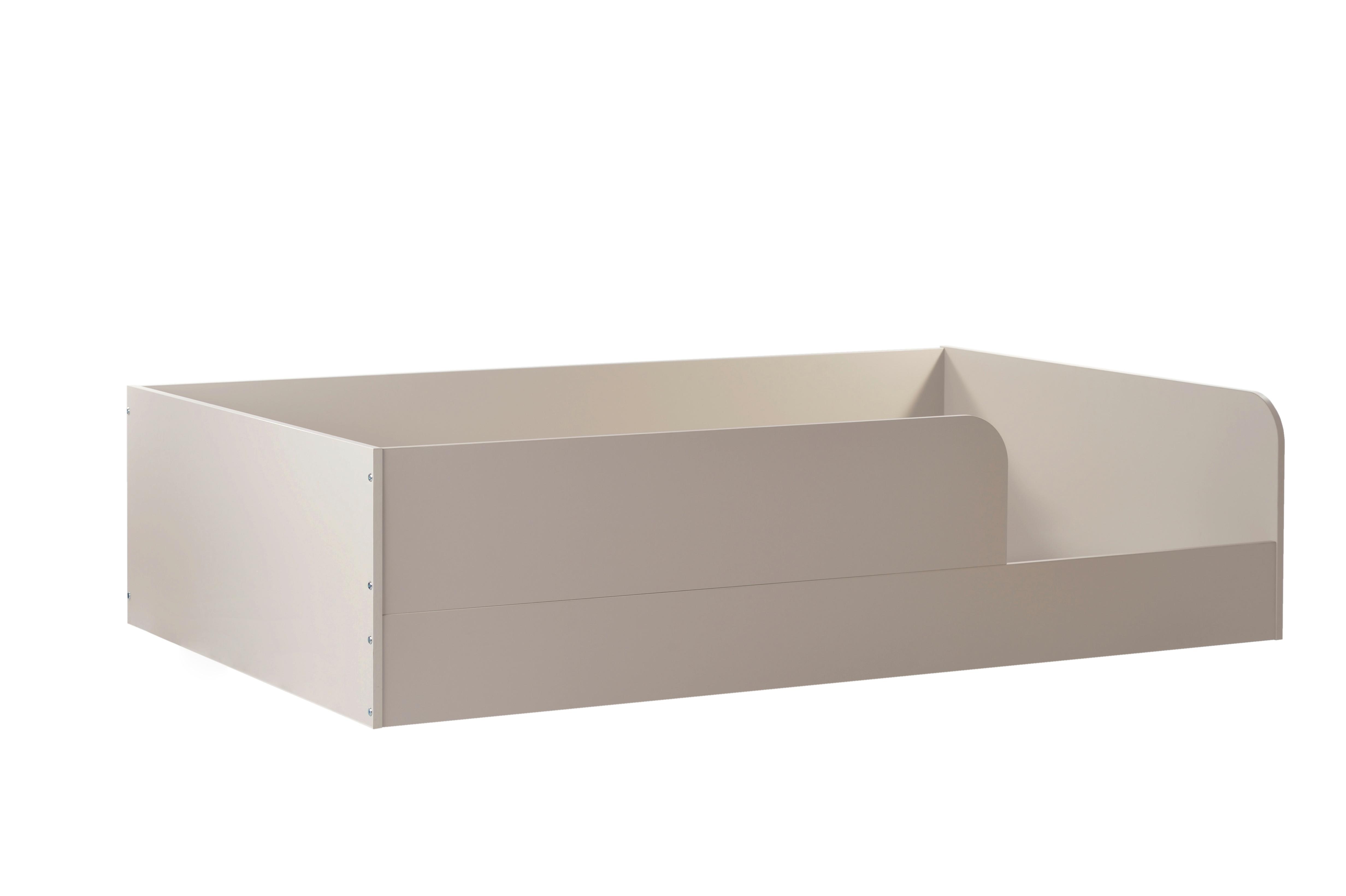 BODENBETT Essentials 120x200cm Cashmere - Hellbraun, Holzwerkstoff (120/200cm) - arthur berndt