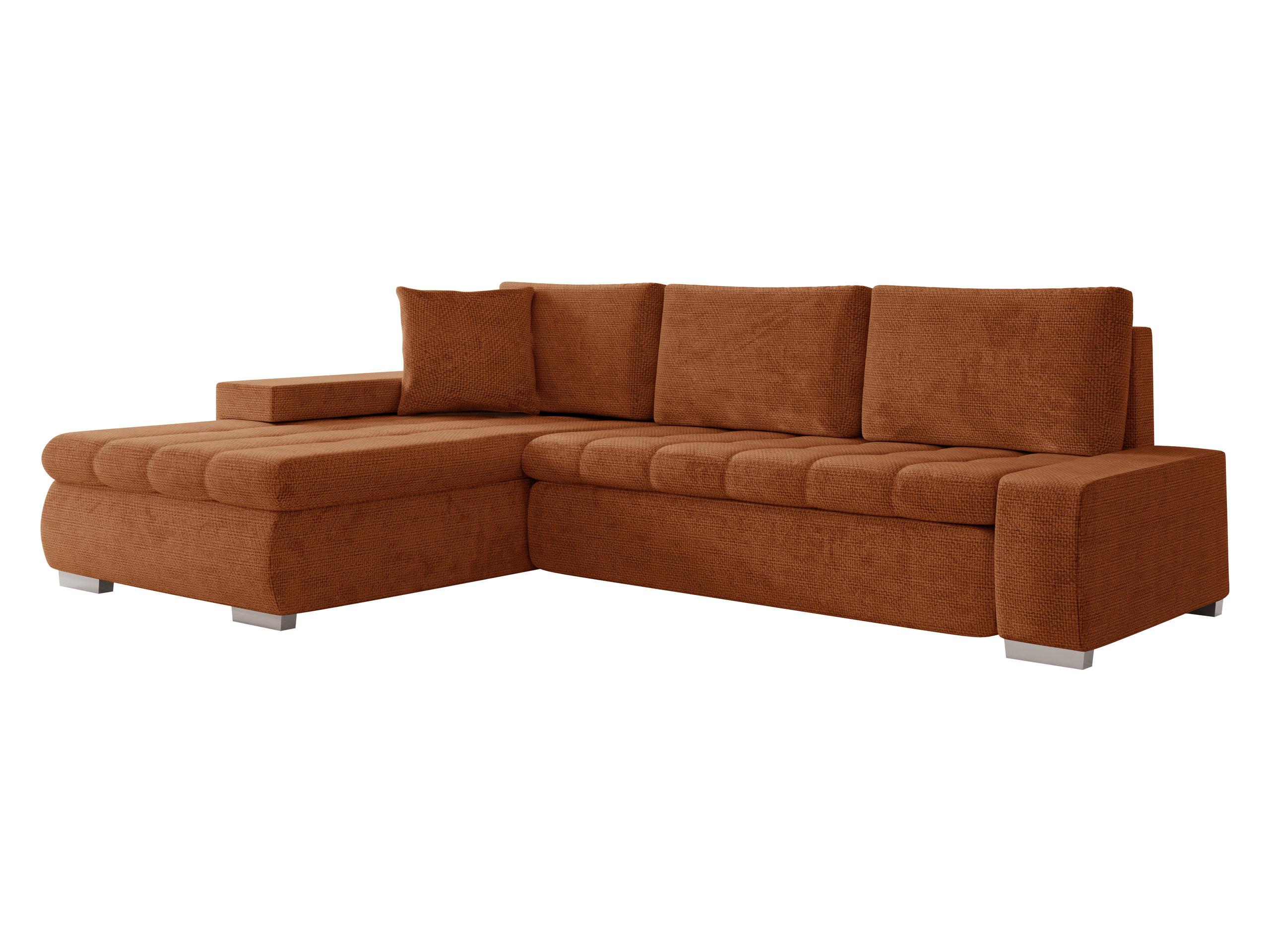 ECKSOFA Orkan Mini - Braun, Holz/Textil (265/185cm) - MIRJAN24