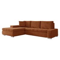 ECKSOFA Orkan Mini - Braun, Holz/Textil (265/185cm) - MIRJAN24
