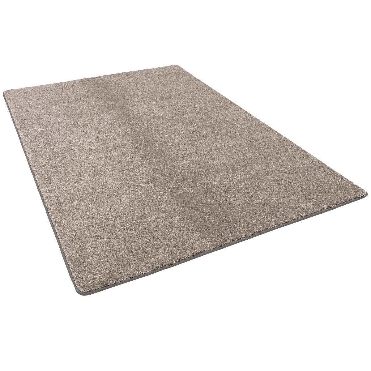 HOCHFLOR LUXUS VELOURS TEPPICH TOUCH - Taupe, Textil (100/300cm) - Snapstyle