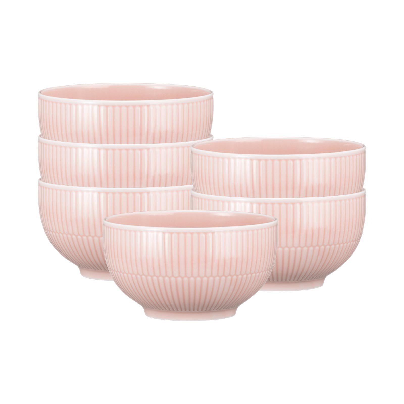 MÜSLISCHALEN Amina Rosé ø 15 cm 6er Set - Rosa, Keramik (15.1cm) - Seltmann Weiden