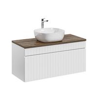 WASCHTISCH 100cm Zelie Weiß - Weiß, Holzwerkstoff (100/48/46cm) - Petits-meubles
