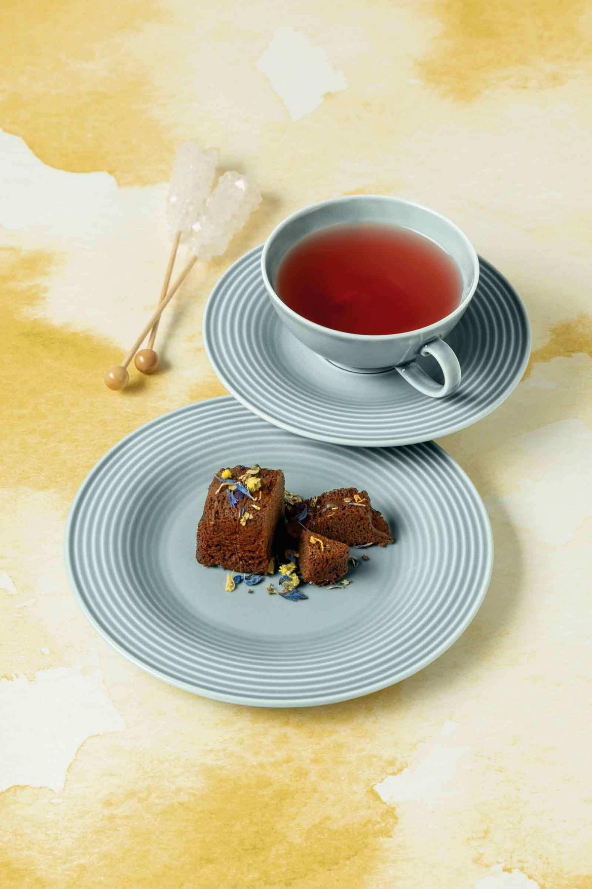 BROTTELLER Beat Color Glaze Arktisblau ø 17 cm 6er Set - Blau, Keramik (17cm) - Seltmann Weiden